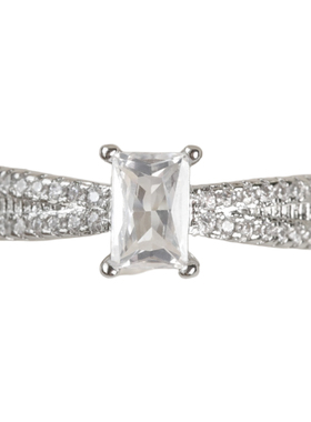 时尚轻奢小冰糖方形戒指女百搭