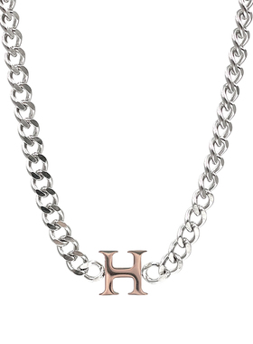 字母钛钢欧美风项链男女ins嘻哈