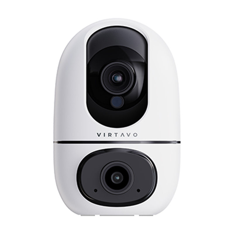 VIRTAVO  无线WiFi摄像头室内家用手机远程监控器360度带双向语音