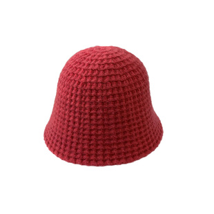 巨显白~陈奶奶自留款简约不过时显脸小水桶帽子女秋冬羊毛渔夫帽