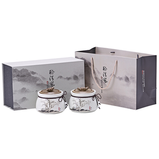 茶叶罐包装盒空礼盒装空盒子礼品盒中号通用订制红茶白茶龙井绿茶