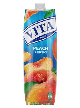 果子满分vita油桃汁果肉饮料1L