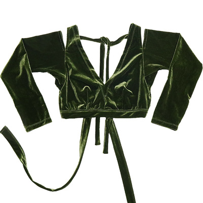 品牌ATS肚皮舞上衣7岁的小丫头