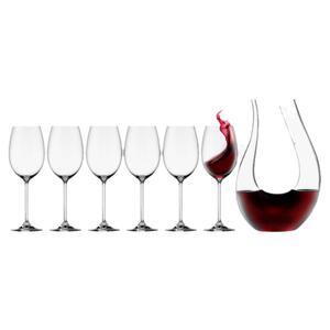 进口水晶玻璃红酒杯轻奢高级感家用高档套装勃艮第波尔多葡萄高脚