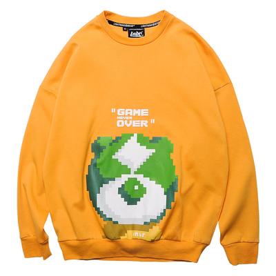 漫画像素游戏系列oversize卫衣