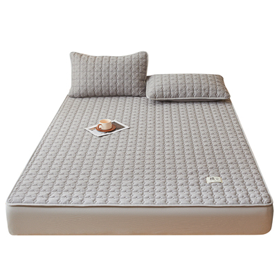 无印良品全棉纯棉加厚夹棉床笠