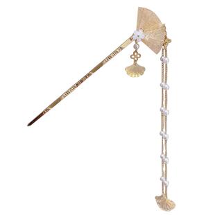 超仙新中式发簪头饰女高级感古风流苏步摇现代旗袍汉服配饰发钗子