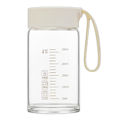 高硼硅玻璃杯咖啡杯便携刻度杯