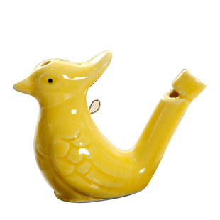 新款鸟口哨儿童玩具水哨幼儿园小朋友礼品水吹鸟叫声地毯陶瓷摆件