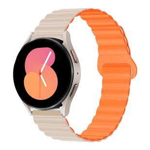 适用三星galaxy watch8classic手表带ultra磁吸硅胶7/FE/6/ 5/Pro腕表带4/classic/3 男生智能S3运动女生