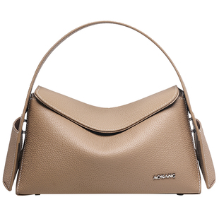 奥康饺子包2026新款包包真皮女包大容量手提包女式通勤单肩斜挎包