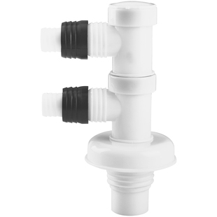 洗衣机下水管防臭三通接头弯头40 50管子两用双排水管地漏PVC管道