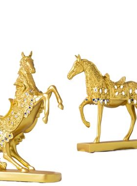 树脂欧式客厅摆设欧式马装饰摆件