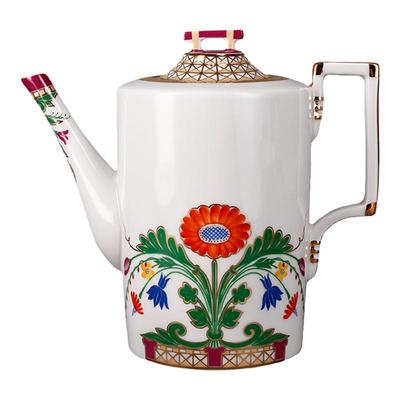 皇家瓷器莫斯科河畔咖啡红茶杯碟