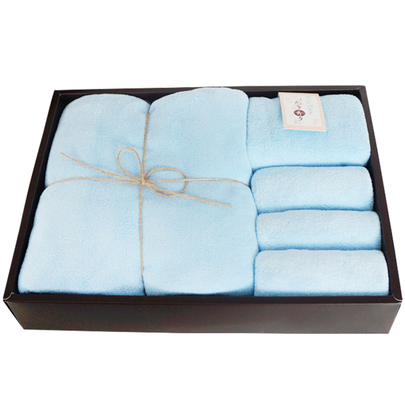 畅销日本yodo xiui浴巾毛巾方巾三件套装礼盒装结婚回礼商务礼品