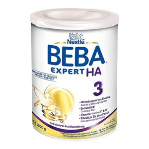 雀巢BEBA适度水解HA3段德国部分蛋白婴幼儿低敏奶粉三段有贝巴2段