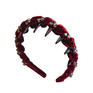 高级感红色发箍女高颅顶2026新款轻奢洋气时尚洗脸头箍压发卡头饰