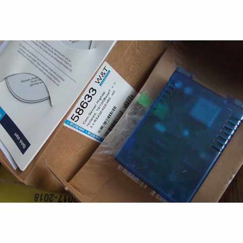 议价实拍W&T全新Com Server Highspeed lsolated 10/100BaseT 586