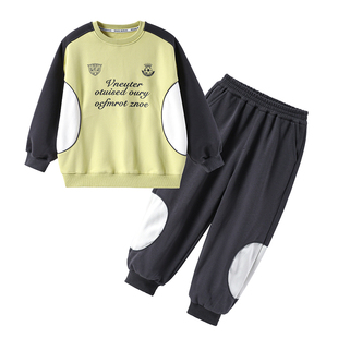 男童春装卫衣套装酷帅2026新款儿童春季运动服大童春秋款两件套潮