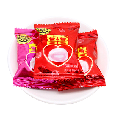 徐福记水果汁500g结婚庆棉花糖