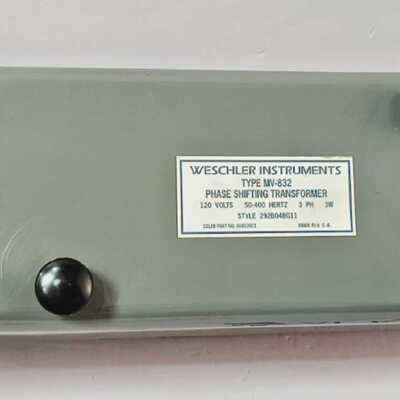 WESCHLER INSTRUMENTS MV-832 PHASE SHIFTING TRANSFORMER (FAST