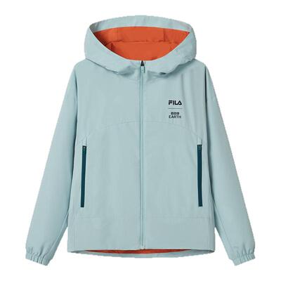 斐乐女中大童户外系列梭织外套