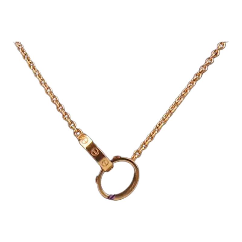 Cartier(卡地亚)LOVE双环项链