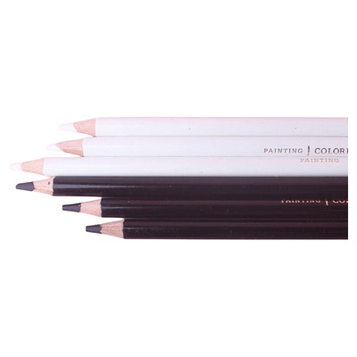 nyoni尼奥尼彩铅单支白色黑色单支补色油性绘画初学者手绘彩色补