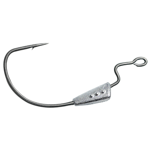 言饵黑坑飘刺微铅曲柄钩特氟龙涂层鳜鱼鲈鱼路亚软饵软虫倒刺鱼钩