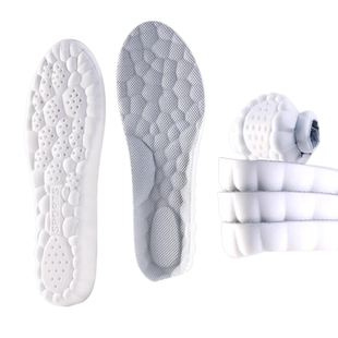 踩屎感鞋垫运动气垫减震男款久站不累艾草吸汗防臭加厚超软女除臭