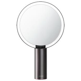 AMIRO觅光化妆镜led带灯O2系列小黑镜宿舍台式桌面梳妆镜子美妆镜