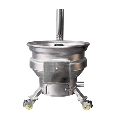 轮毂柴火灶农村家用多功能柴火炉