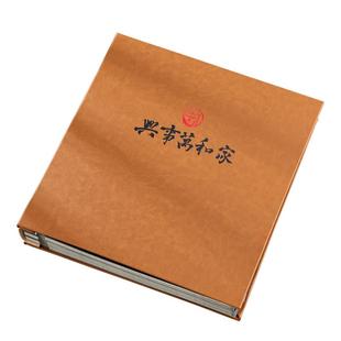 皮质相册影集相册本大容量家庭版收纳册diy手工覆膜纪念册粘贴式