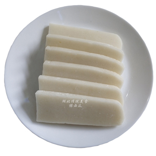 湖北黄冈白糍粑纯糯米农家手工真空散装驴打滚年糕片糍果软糯