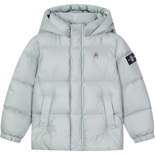 暇步士童装儿童羽绒服冬装新款男宝宝简洁保暖外套女童加厚上衣潮