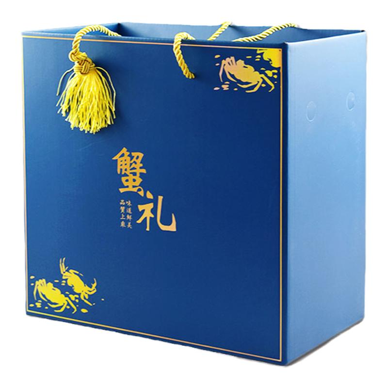 创意阳澄湖大闸蟹礼品盒河蟹龙虾螃蟹包装盒帝王蟹礼盒螃蟹礼品盒