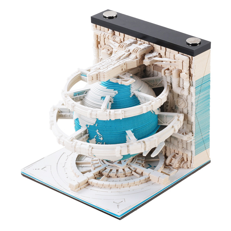 便签本 // 高颜值手撕3d立体剪纸雕艺术小学初中生创意有趣便利贴