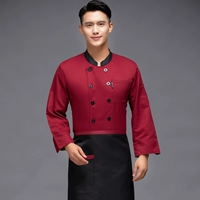 Красный топ + фартук