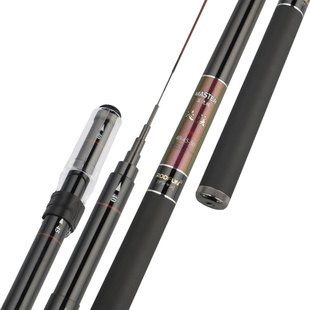 三定位鱼竿手竿超轻超硬超细短节溪流竿可前打一杆多用钓鱼竿钓竿