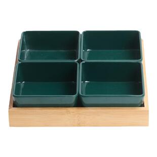 网红密胺KTV果盘清吧会所烤肉四六宫格小吃盘商用分格干果点心碟