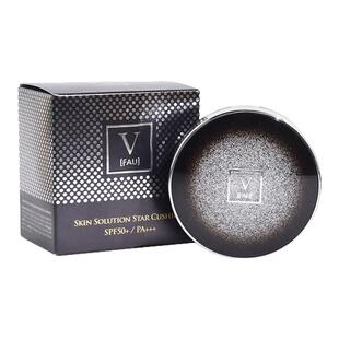 韩国fau星空气垫粉底液轻薄遮瑕提亮防筛bb霜几何多面体膏SPF50+