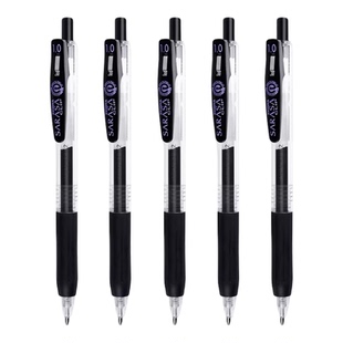 【1.0笔芯粗头】日本斑马中性笔JJ15/JJB15学生签字练字按动黑笔