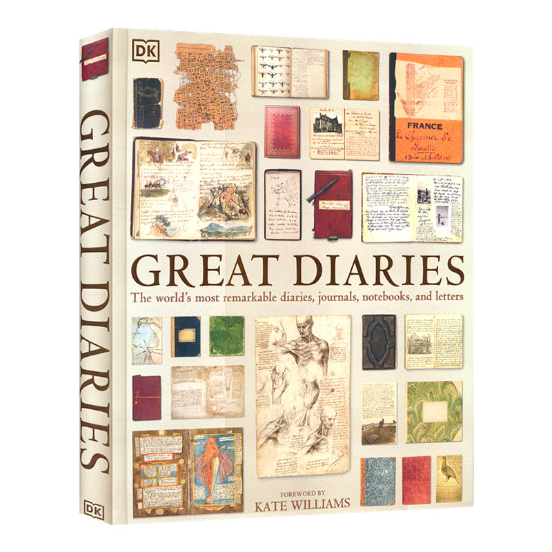 DK Great Diaries 伟大的日记 藏在书信中的世界史 日记笔记游记 青少年历史文学百科科普 精装大开本 英文原版进口图书