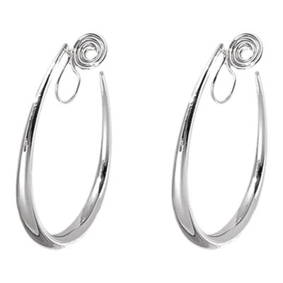 无耳洞素圈无痛蚊香盘耳夹