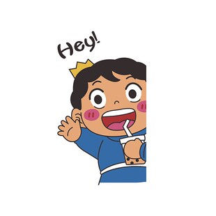 网红奶茶店波吉王子背景墙壁装饰门口拍照区甜品店布置幼儿园贴纸