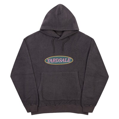 现货 YARDSALE Phase 植绒刺绣LOGO字母休闲连帽卫衣宽松套头帽衫