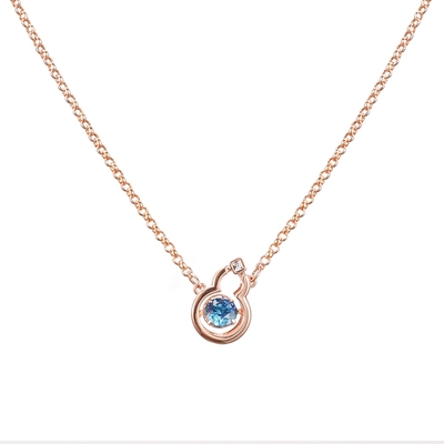 施华洛世奇联名款葫芦锁骨项链