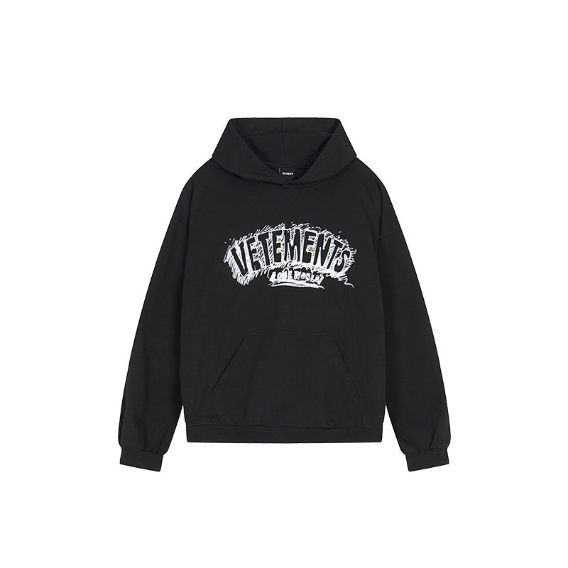 扩散LOGO字体纯棉卫衣VETEMENTS