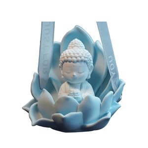 小佛爷莲花汽车载香薰挂件
