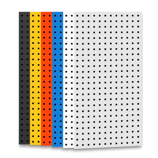 洞洞板展示架五金工具挂板挂钩厨房墙壁挂架方孔挂板工具墙置物架